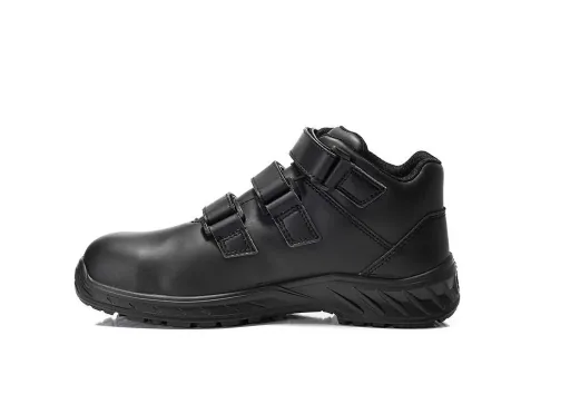 Safety lace-up boots jo_CLEAN Strap black Mid ESD S3 size 37