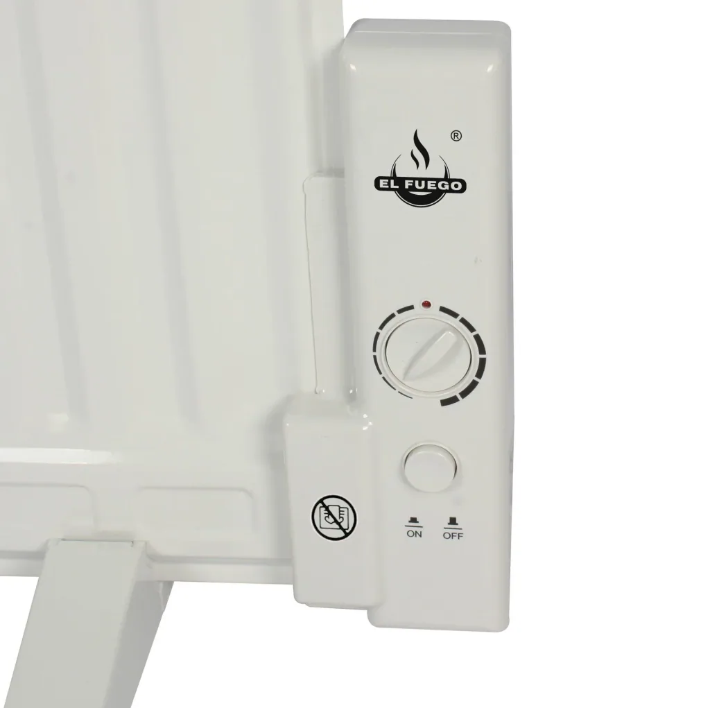 Oil panel heater, white, 600 W