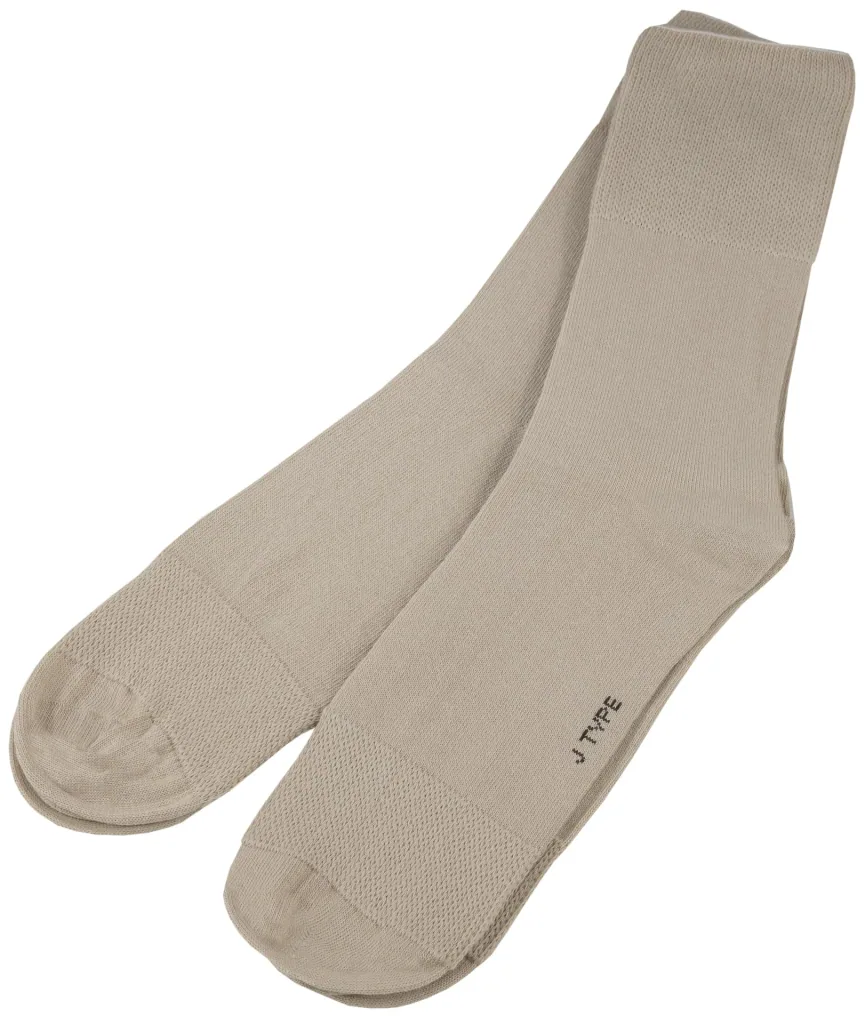 Comfort socks, beige, size 39-42, 2 pairs