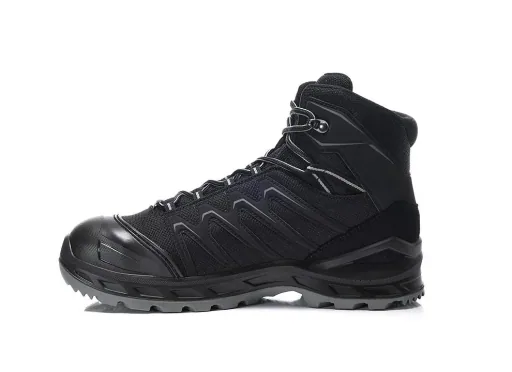 Sicherheitsstiefel LARROX Work GTX black-grey Mid S3 CI Gr. 40