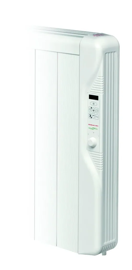 Electric heater with digital thermostat and wall bracket, 750 watts
