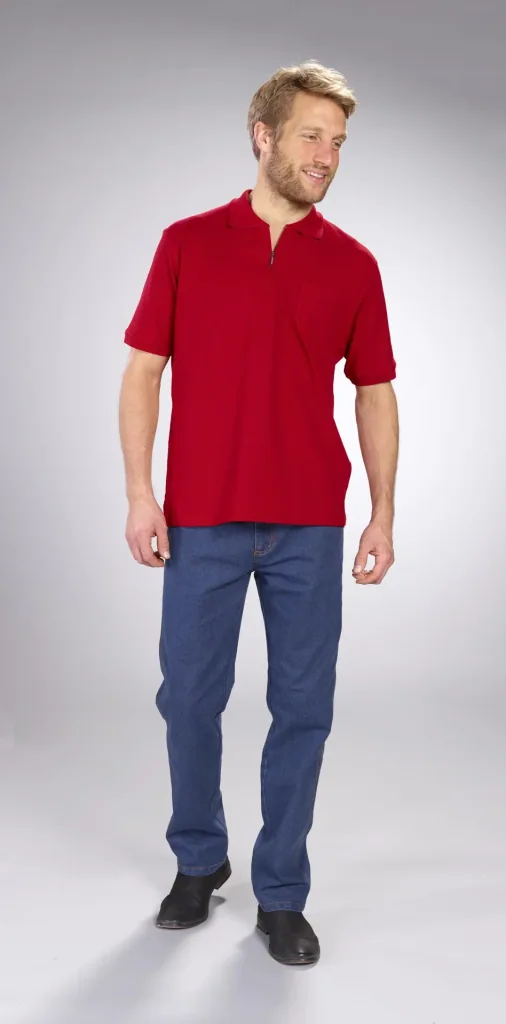 Poloshirt rot, Gr.M