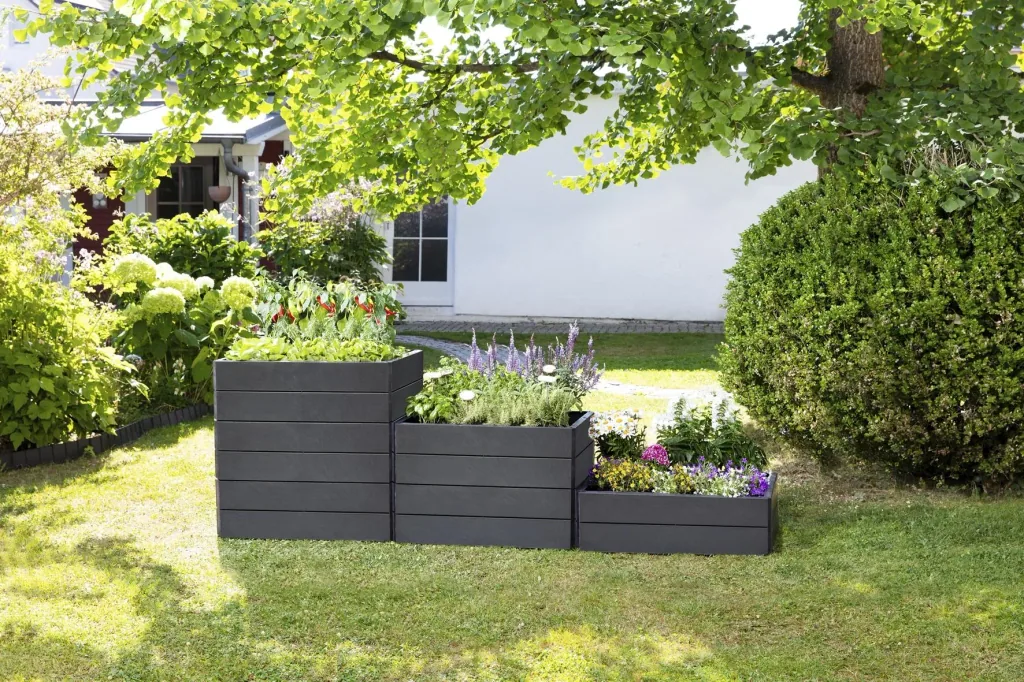 Raised bed system Stone "Ergo Quadro", size M