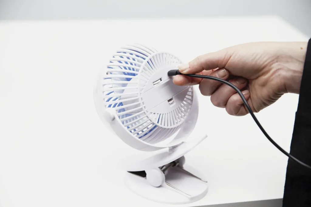 Battery fan Go Fan white