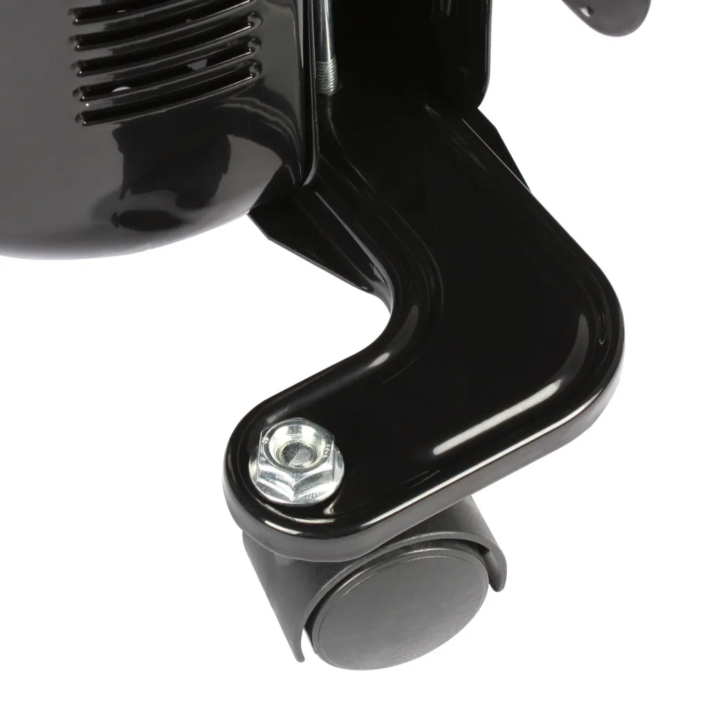 Mobile oil radiator, black, 7 fins