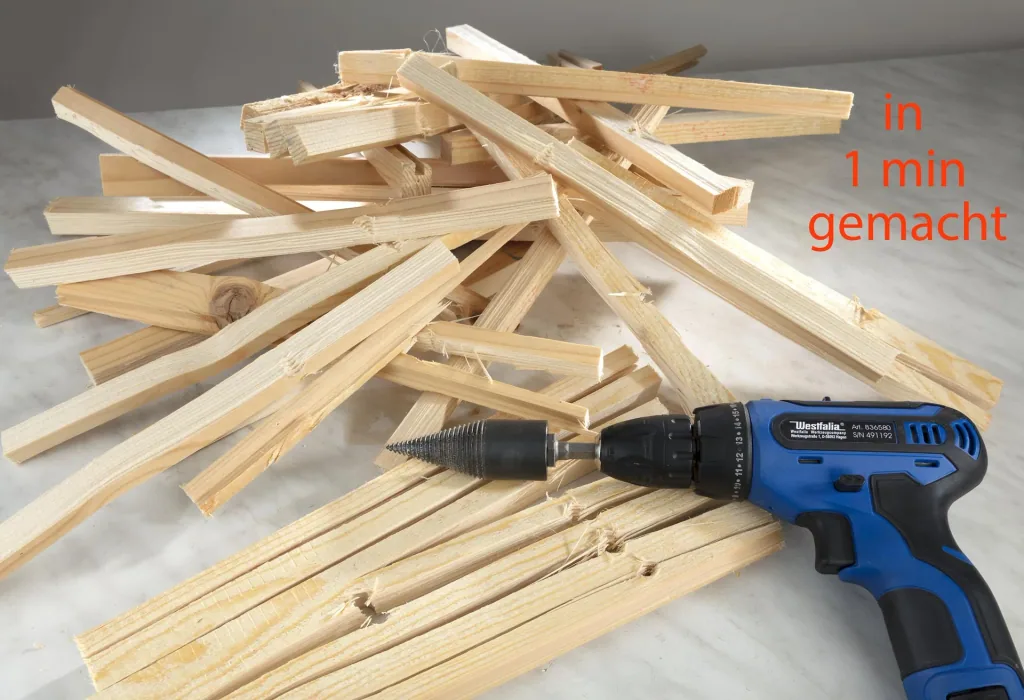 Wood splitting drill "X-Split", hexagon