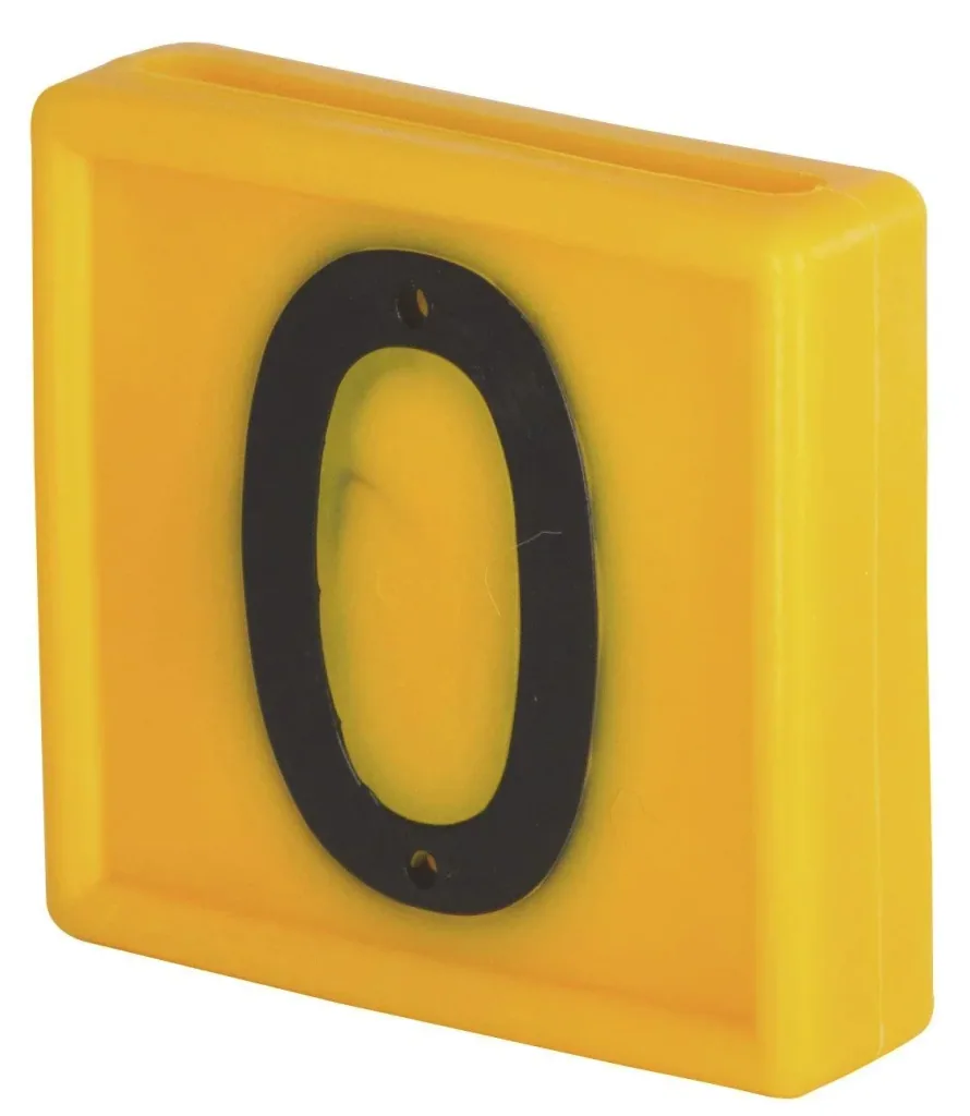 Number pad 0 for marking tapes
