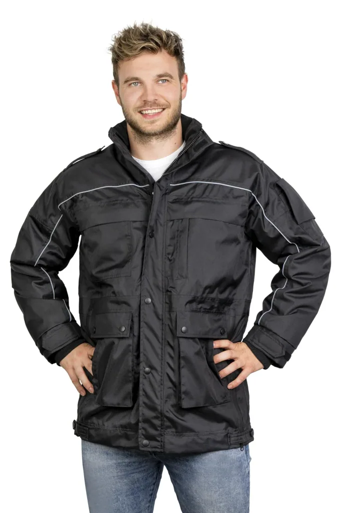Functional jacket, color black, size M