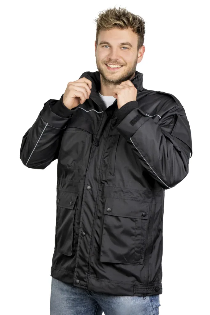 Functional jacket, color black, size M