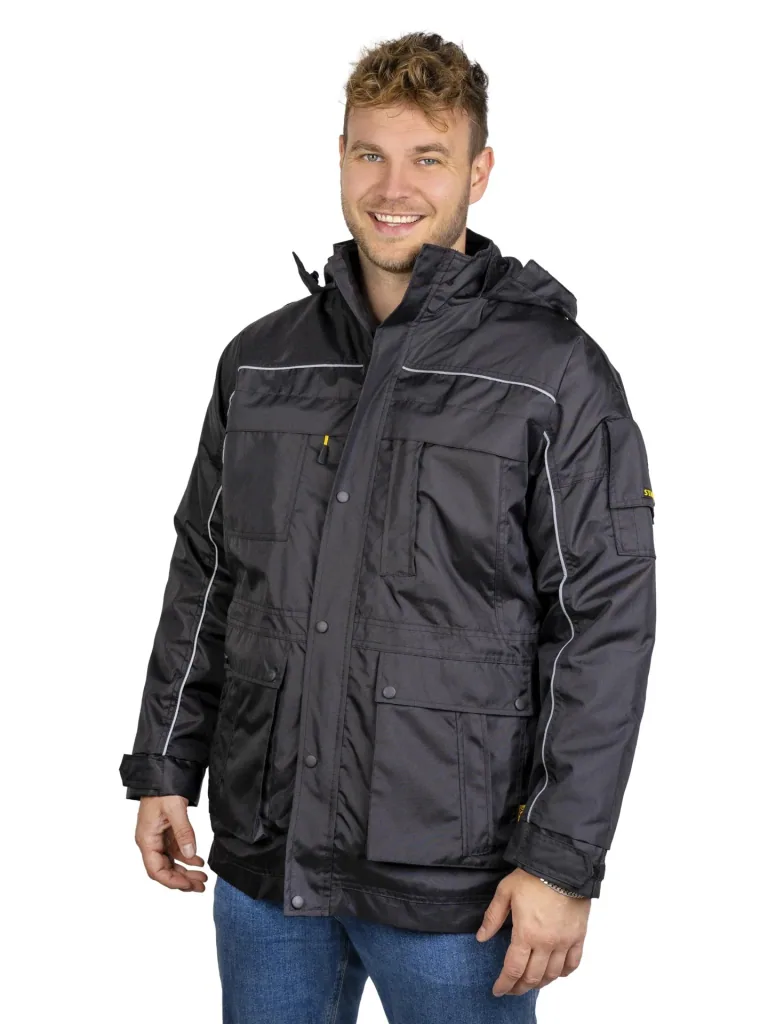 Functional jacket, color black, size M