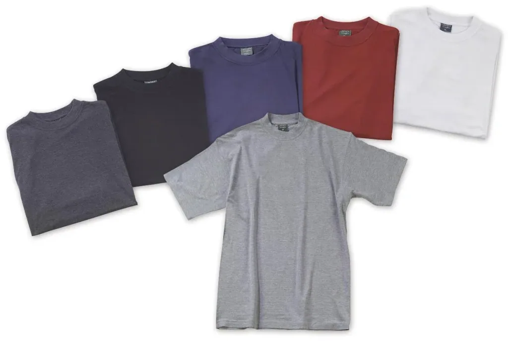 Big Size T-Shirt, silver grey size 3XL