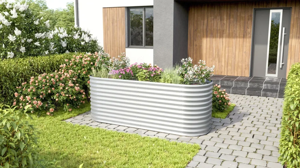 Raised bed extension Stretched 858, color blank