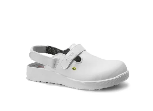 Safety clog MICHEL white ESD SB size 47