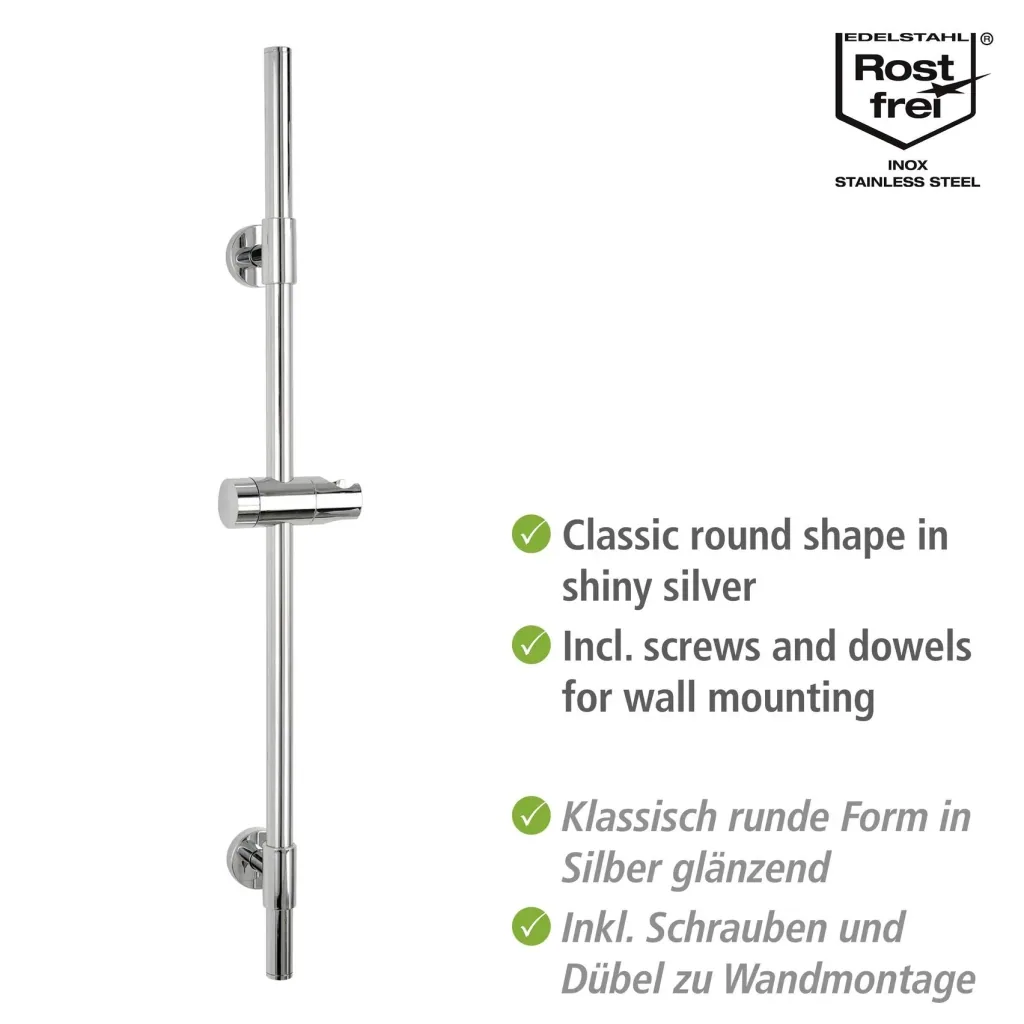Duschstange Basic Chrom, 66 cm