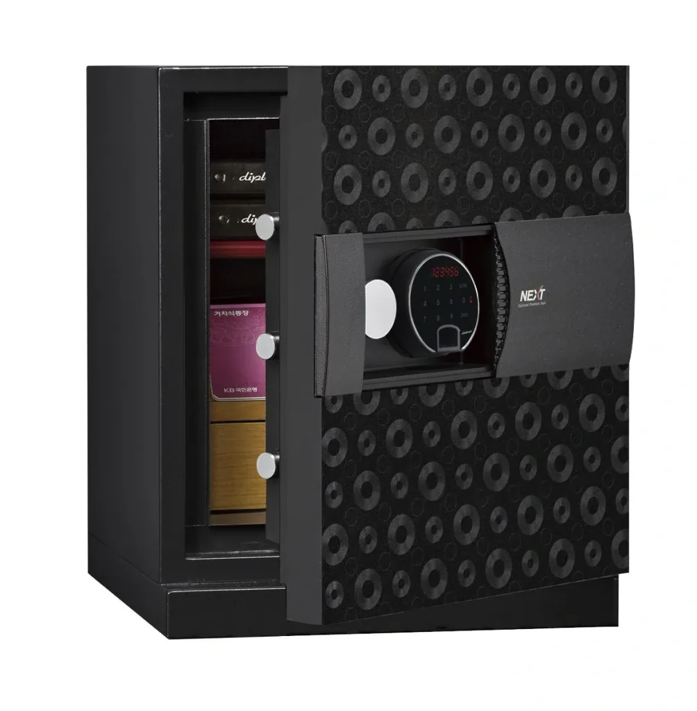 NEXT document protection safe, external dimensions 880 x 500 x 550 mm, black