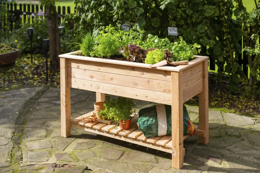 Westmann verhoogde moestuinbak Emily met bodem
