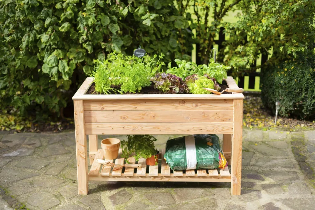 Westmann verhoogde moestuinbak Emily met bodem