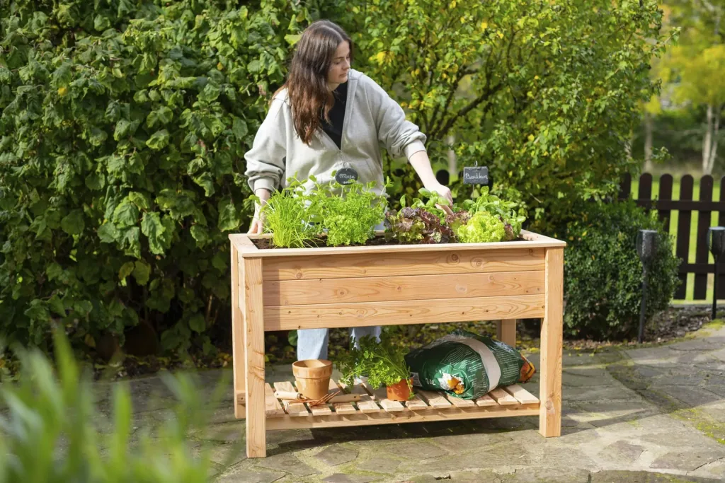 Westmann verhoogde moestuinbak Emily met bodem