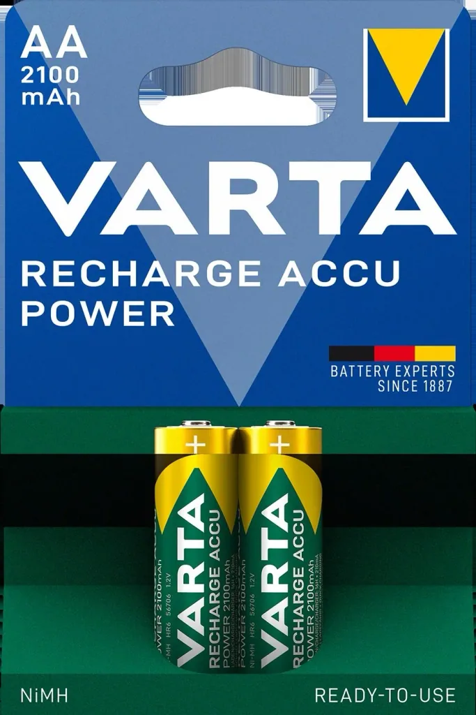 RECHARGE Power Mignon (AA) NiMH battery with 2100mAh - 2 pieces