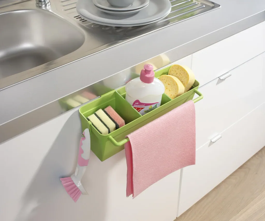 Dish organizer, green
