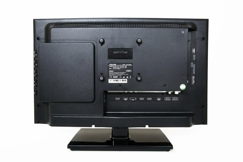 19-inch LED TV with DVD player, 12/24 and 230 volts