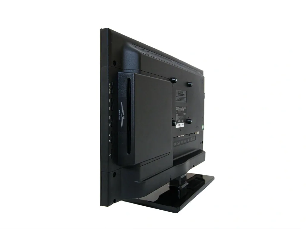 19-inch LED TV with DVD player, 12/24 and 230 volts