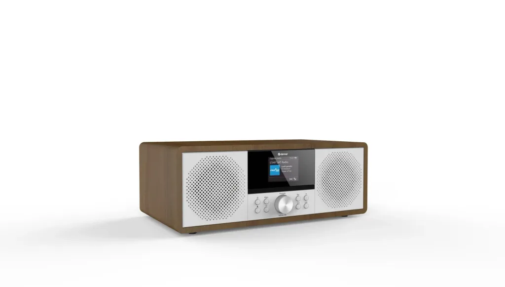 Internet radio with DAB+ FM and CD player, Bluetooth function, black