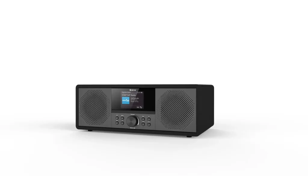 Internet radio with DAB+ FM and CD player, Bluetooth function, black