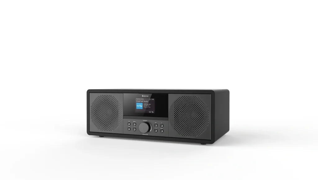 Internet radio with DAB+ FM and CD player, Bluetooth function, black