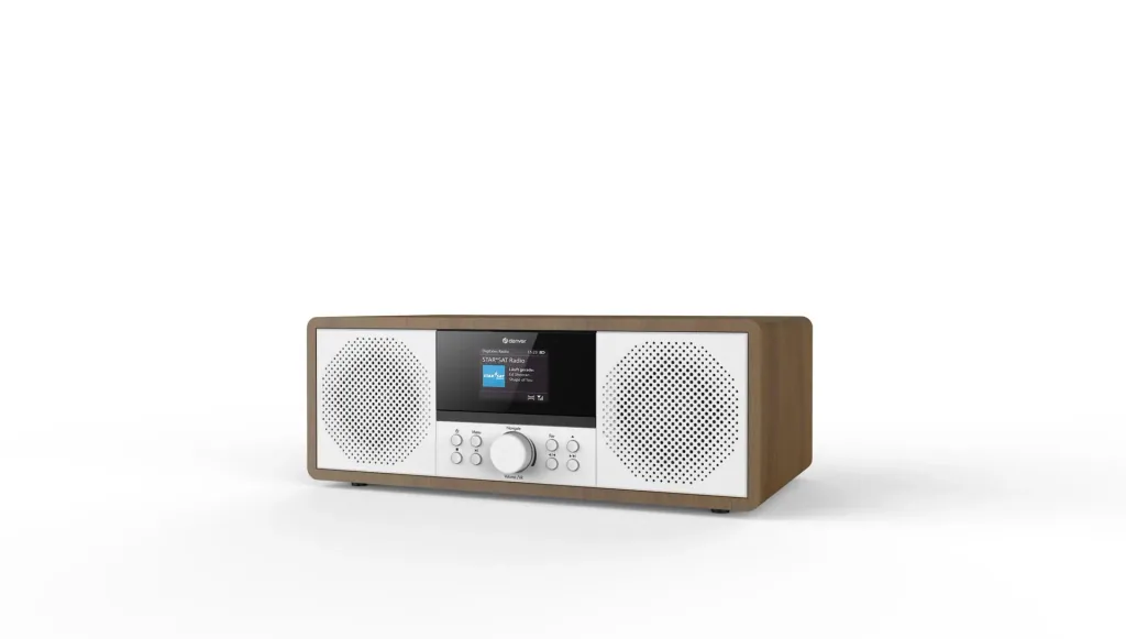 Internet radio with DAB+ FM and CD player, Bluetooth function, black