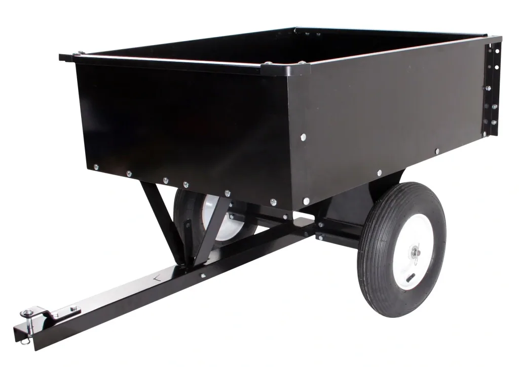 Lawn tractor trailer 300 kg - With tipping function 154 x 95 x 35 cm