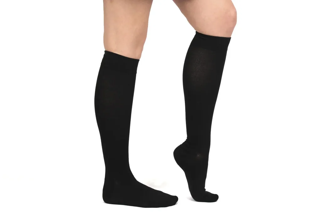 Energy LYCRA support knee socks, black, size 43 - 46, 1 pair