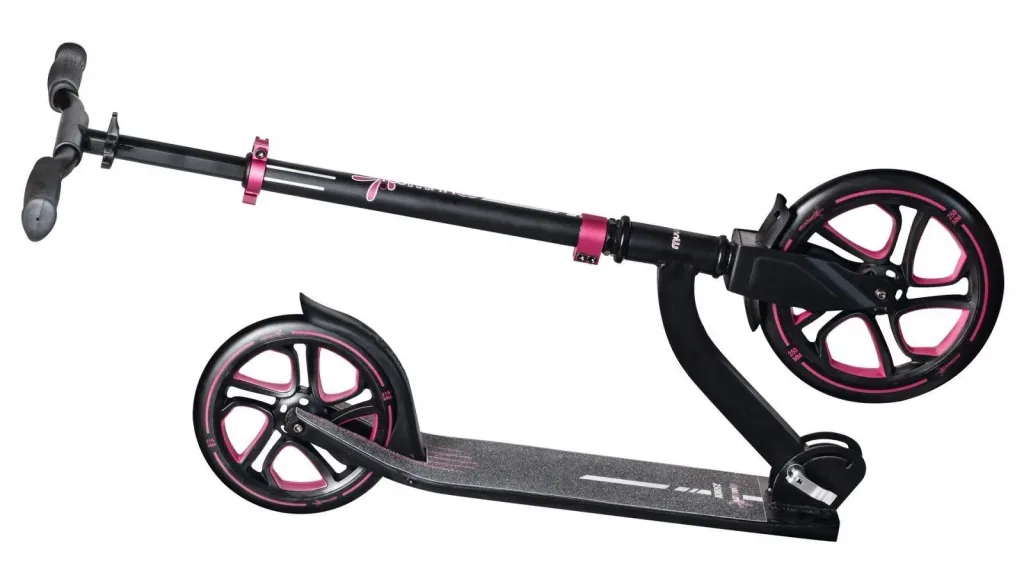 Aluminium Scooter Pro, 250/215 mm, ABEC 7, GS-tested, height-adjustable, red