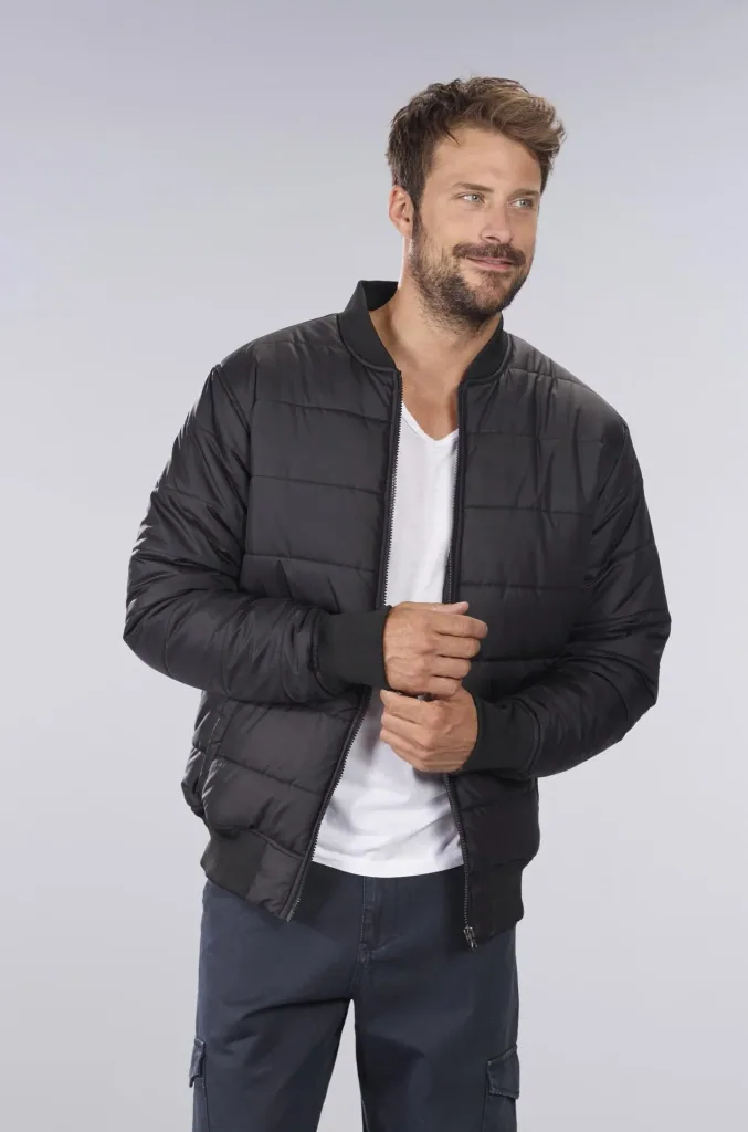 Bomber jacket AF1, color black, size XL