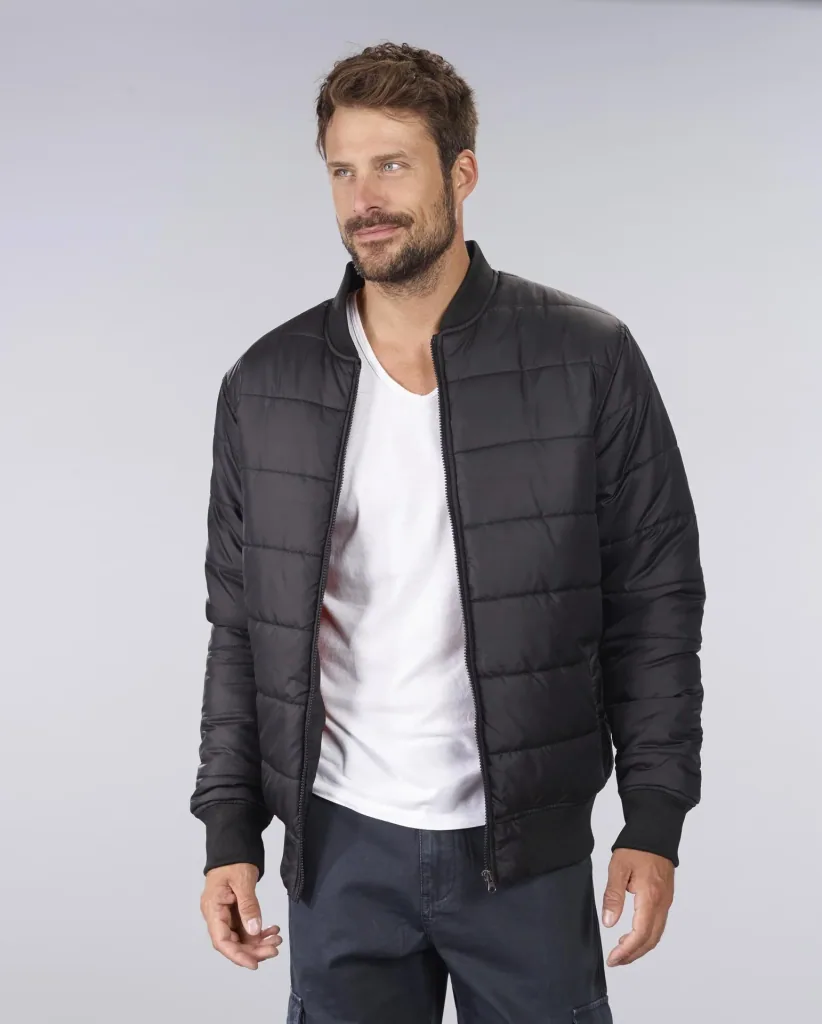 Bomber jacket AF1, color black, size XL