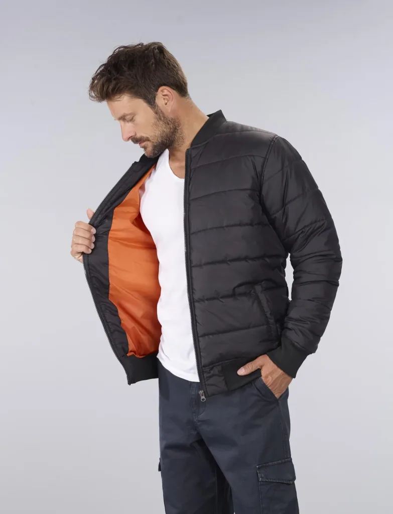 Bomber jacket AF1, color black, size XL