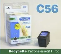 Printer cartridge for HP 56 black