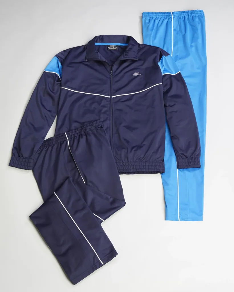 3-piece tracksuit, color navy, size M