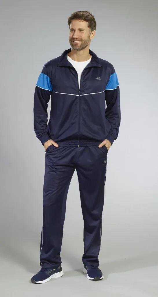 3-piece tracksuit, color navy, size M