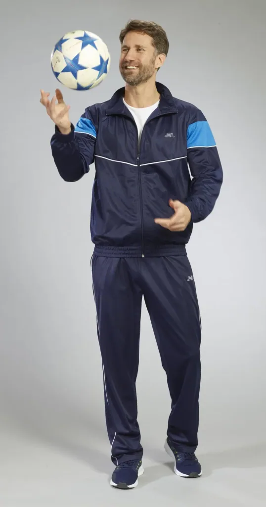 3-piece tracksuit, color navy, size M