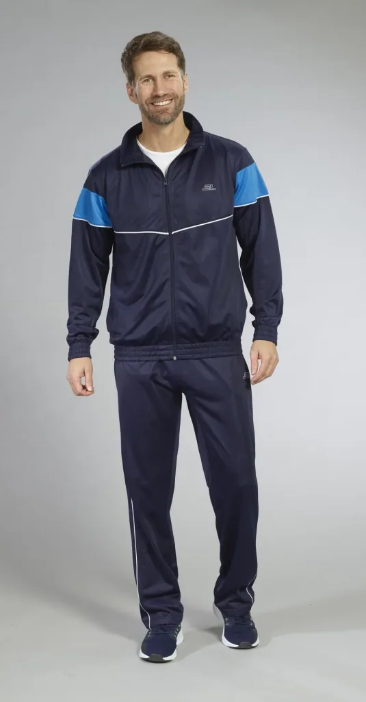 3-piece tracksuit, color navy, size M
