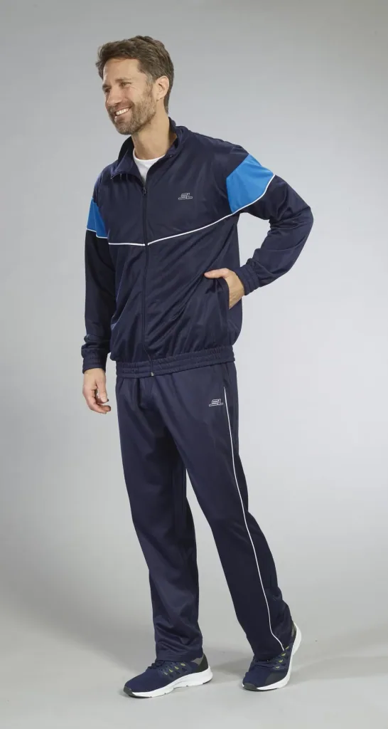 3-piece tracksuit, color navy, size M