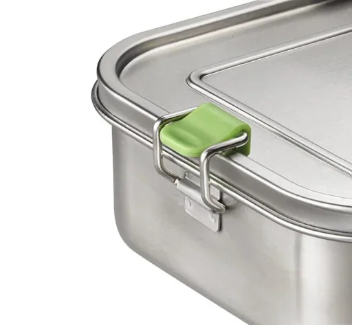 High-quality, durable stainless steel lunch box/lunch box 1.4L including divider / leak-proof food storage container / Bento Box