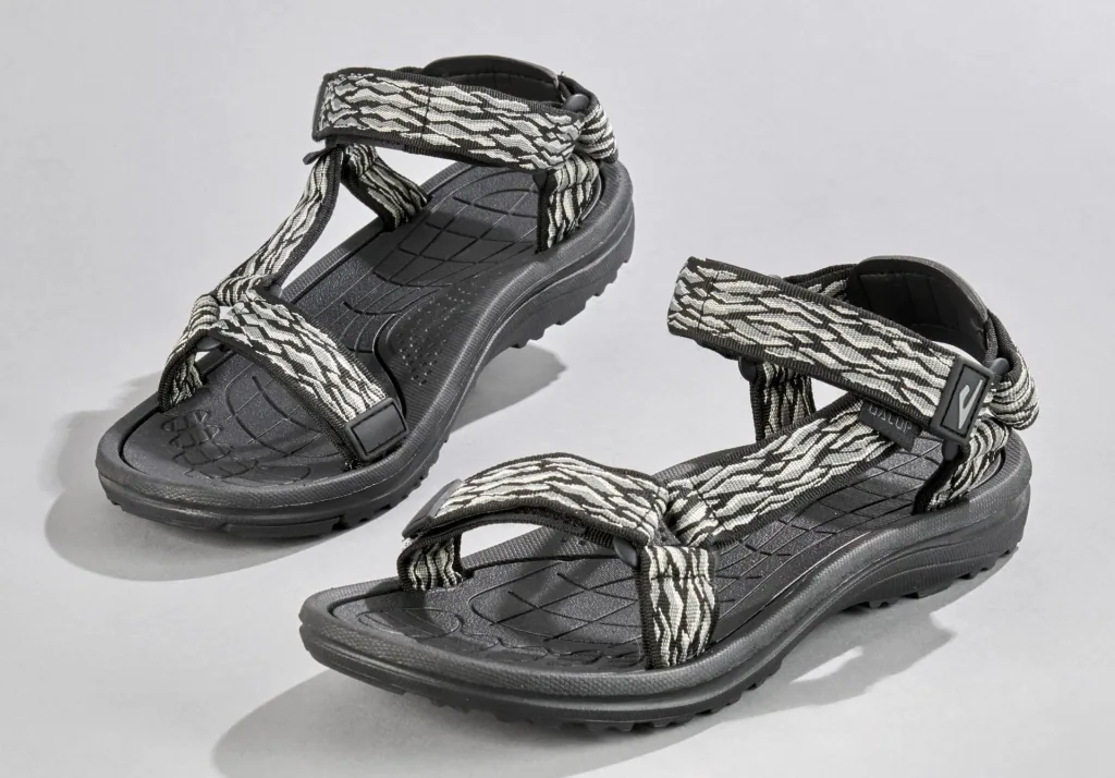 Trekking sandals, color gray/black, size 43