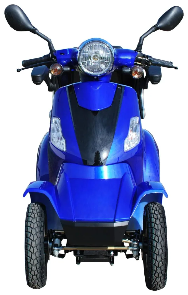 E-Scooter 4 wheels blue - 20 Ah Li-Ion battery - 25 km/h - Senior mobility