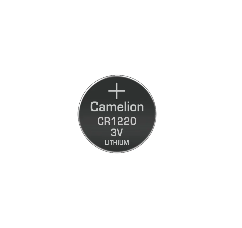Lithium button cell CR1220, 3 Volt - 5 pieces