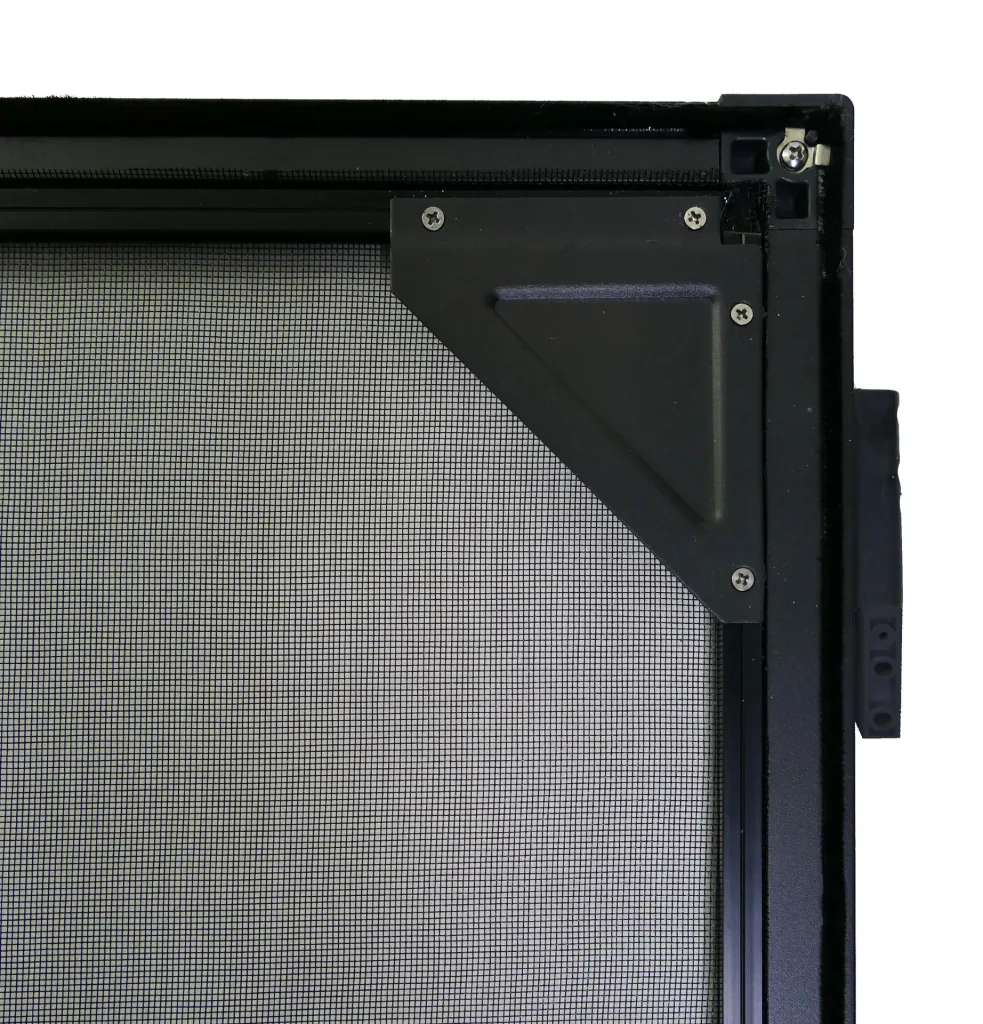 Telescopic insect screen for doors, 100 x 215 cm, anthracite