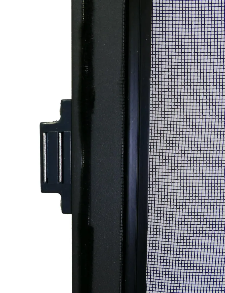 Telescopic insect screen for doors, 100 x 215 cm, anthracite