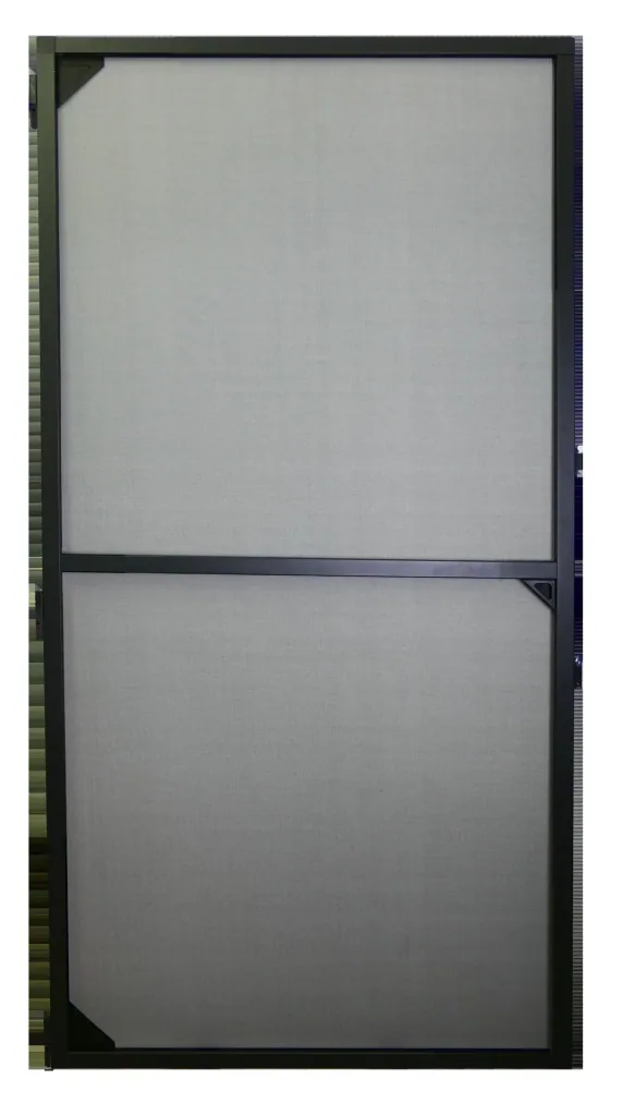 Telescopic insect screen for doors, 100 x 215 cm, anthracite