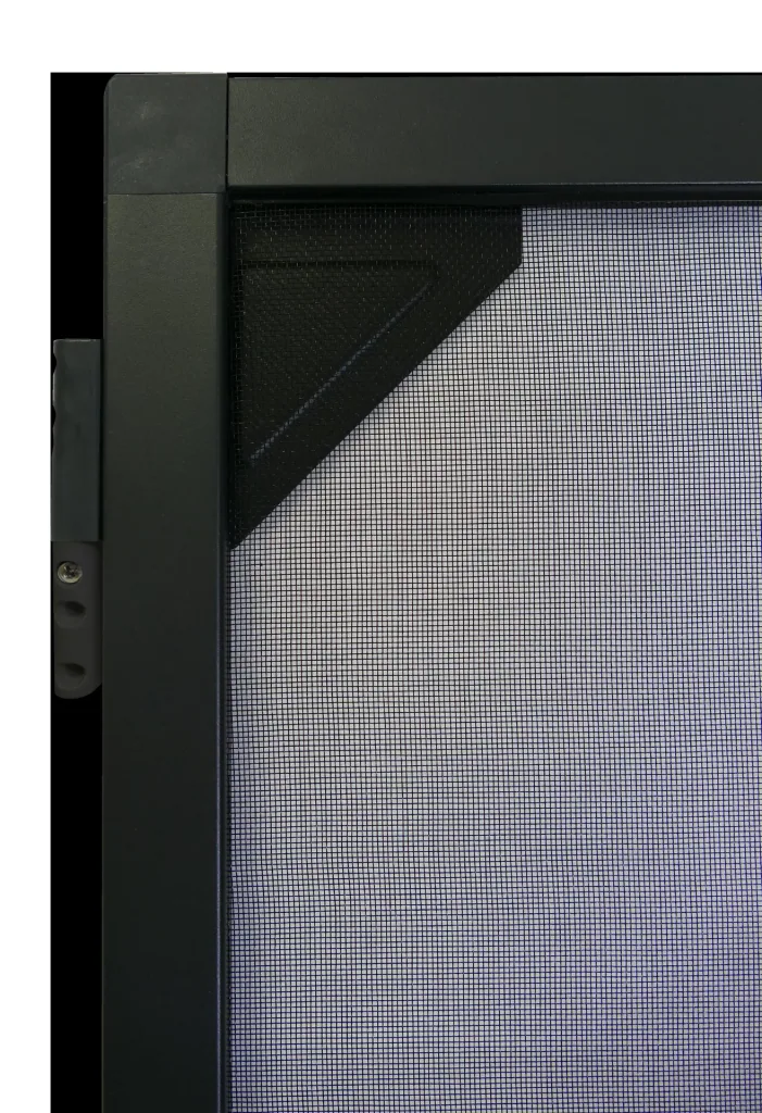 Telescopic insect screen for doors, 100 x 215 cm, anthracite